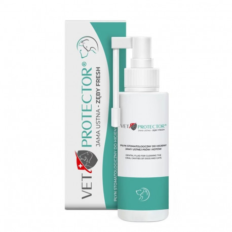 JM SANTE Vet Protector Fresh - dental solution for oral hygiene for dogs and cats – 100 ml