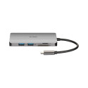 D-Link DUB‑M810 - 8‑in‑1 USB‑C jaotur HDMI/Ethernet/kaardilugeja/toiteedastusega