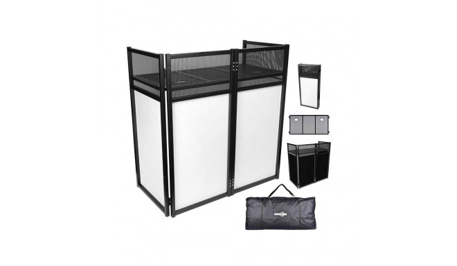 stand4me DJ screen XL lauasirm must/valge DJ sirm