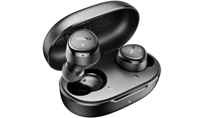 TOZO Agile Solo must tõeline juhtmevaba stereo (TWS) USB Type-C Bluetooth kõrvaklapid