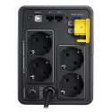 APC Back-UPS, 750VA, torn, 230V, 4x CEE 7/7 Schuko pistikupesa, AVR