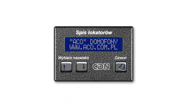 ACO CDN-230E GR Electronic Tenant Inventory graphite