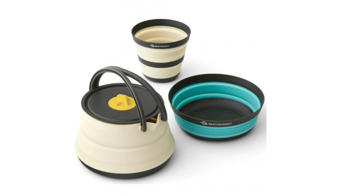 SEA TO SUMMIT Frontier UL ultra-light folding kettle set for 1 person/3 pieces