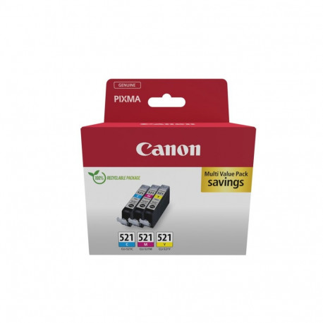 Canon tindikassett 2934B015 3tk originaal, tsüaan, magenta, kollane