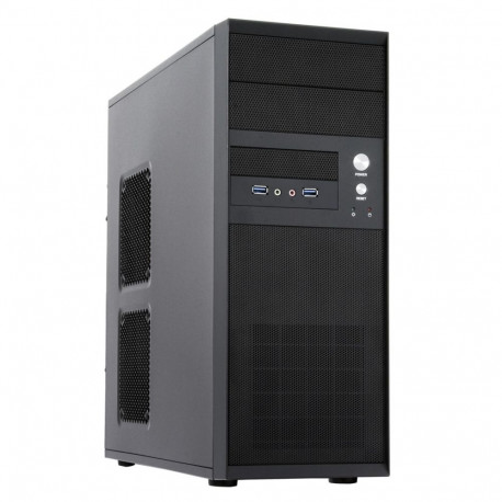 Chieftec arvutikorpus CQ-01B-U3-OP Midi-Tower, must