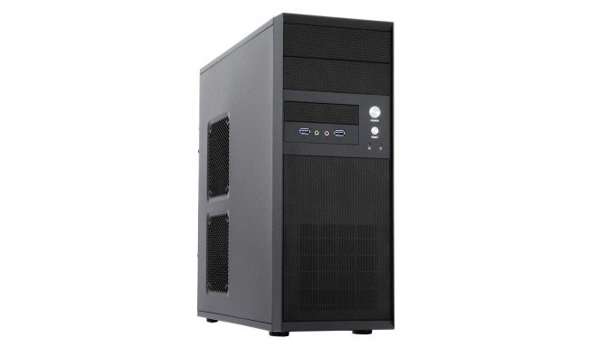 Chieftec arvutikorpus CQ-01B-U3-OP Midi-Tower, must