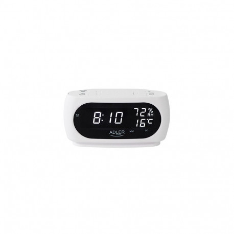Alarm clock ADLER AD 1186 white