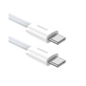 Baseus Superior USB C to USB C andmesidekaabel 1 m 30 W valge