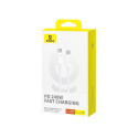 Baseus Superior USB C to USB C andmekaabel 1 m 240 W valge