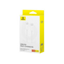 Baseus Superior USB C to USB C andmesidekaabel 1 m 30 W valge