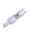 Baseus Gem USB A to USB C fast charging cable 1 m 100 W Purple