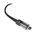 Baseus Gem USB to IP 2.4A kiirlaadimise kaabel 1 m must