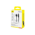 Baseus Gem USB to IP 2.4A kiirlaadimise kaabel 1 m must