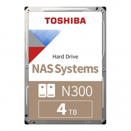 Toshiba 8.9 cm (3.5") 4 TB SATA3 NAS N300 kõvaketas