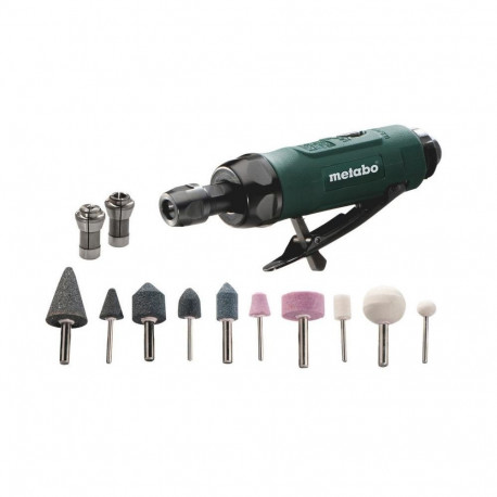 METABO PNEUMATIC STRAIGHT GRINDER DG 25 SET + ACCESSORIES
