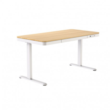 ACTIVEJET elektriliselt reguleeritava kõrgusega kirjutuslaud 140x70 ET119W-C valge/tamm