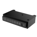 ACTIVEJET elektriliselt reguleeritava kõrgusega kirjutuslaud 140x70 ET119W-C must/pähkel