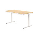 ACTIVEJET elektriliselt reguleeritava kõrgusega kirjutuslaud 140x70 ET119W-C valge/tamm
