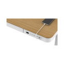 ACTIVEJET elektriliselt reguleeritava kõrgusega kirjutuslaud 140x70 ET119W-C valge/tamm