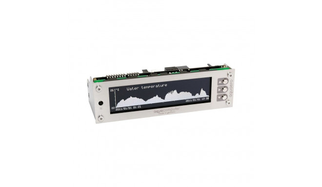 Aqua Computer 53145 roostevabast terasest LCD ventilaatori kiiruse regulaator