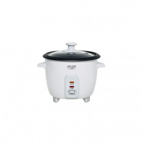 Adler AD 6418 Rice cooker Black, Stainless steel 1000 W