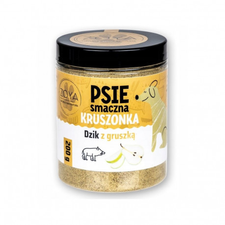 ZOYA Wild Boar and Pear Crumble - dog treat - 200g
