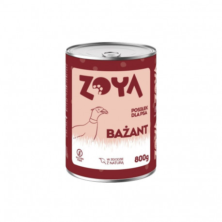 ZOYA Pheasant - wet dog food - 800g
