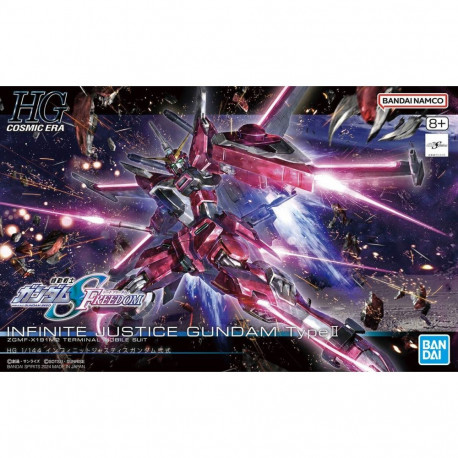 HGCE 1/144 infinite justice gundam tüüp II