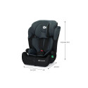 Kinderkraft COMFORT UP I-SIZE turvatool (9 - 36 kg; 15 kuud - 12 aastat) must