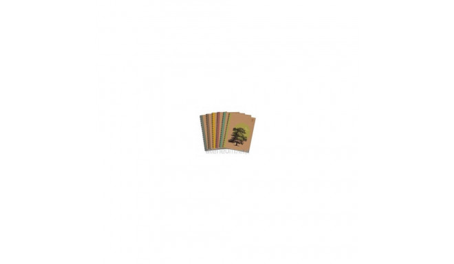Notebook A4/80K By Nature - Forrest (5pcs)