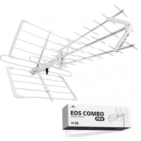 Spacetronik EOS PRO Combo UHF+VHF LTE 5G suundantenn (valge)