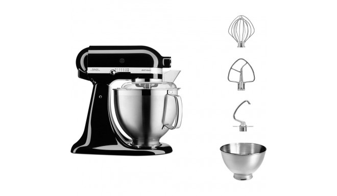 KitchenAid Artisan 5KSM185PS köögikombain 300 W 4,8 l must