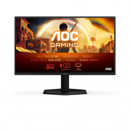AOC G4 25G42E arvutimonitor 62,2 cm (24,5") 1920 x 1080 pikslit Full HD LED must, punane