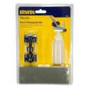 IRWIN CHISEL SHARPENING SET WITH WHETSTONE, GUIDE AND OIL