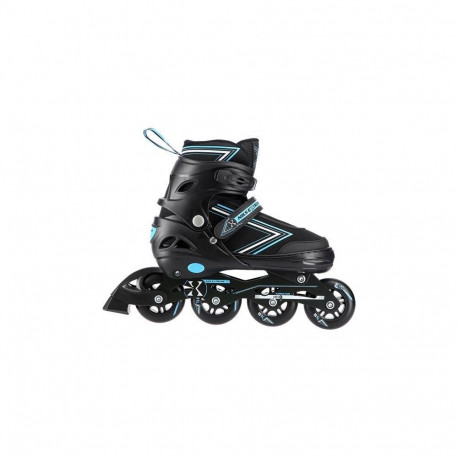 NILS EXTREME NH11912 A 2IN1 SKATES BLACK/BLUE SIZE. S (31-34) WITH INTERCHANGEABLE HOCKEY SKATES