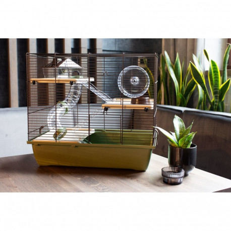 INTER-ZOO Pinky 3 Japandi - cage for rodents - 50 x 33 x 45,5cm