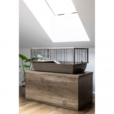 Inter-Zoo Bob Wood Japandi - puur närilistele - 78 x 36 x 48 cm