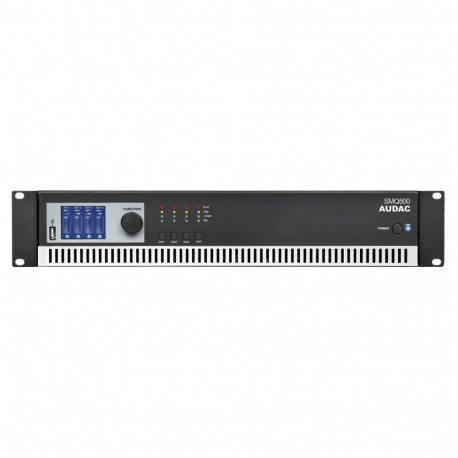 Audac SMQ500 WaveDynamics ™ four-channel power amplifier 4 x 500 W