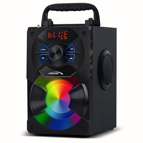 Audiocore kaasaskantav Bluetooth-kõlar AC730, FM-raadio, SD/MMC-kaardipesa, AUX, USB, kaugjuhtimispu