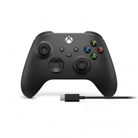 Microsoft Xbox Wireless Controller + USB-C Cable Black Gamepad Analogue / Digital PC, Xbox One, Xbox