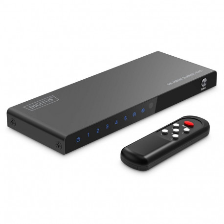 Digitus HDMI-lüliti 4K, 5 x 1