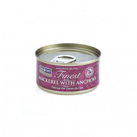FISH4CATS Mackerel with anchovy - wet cat food - 70g