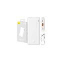 Baseus Airpow liitium-polümeer akupank 10000 mAh 20 W valge