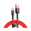 Baseus CATKLF-U09 mobile phone cable Black, Red 3 m USB A USB C