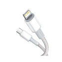 Baseus CATLGD-02 lightning cable 1 m White