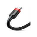 Baseus Cafule USB kaabel 2 m USB A USB C must, punane