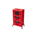 QBRICK SYSTEM PRO sahtlitega töökoja komplekt 3 punane ULTRA HD CUSTOM