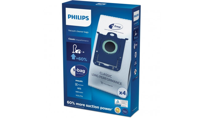 Philips s-bag 4 x tolmukotid tolmuimeja kotid