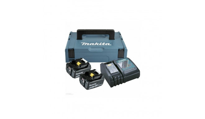 MAKITA POWER SUPPLY KIT 18V 2x5,0Ah (BL1850Bx2+DC18RC) MAKPAC