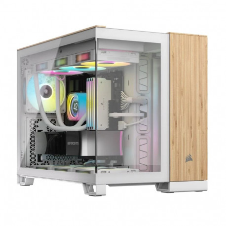 Corsair arvutikorpus CC-9011288-WW midi-torn bambus, valge